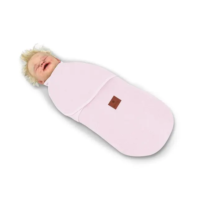 MimiNu - Sistem de infasare bebe, 0 - 3 luni, Din tesatura thermofrotte, Pink BYN6426972023252