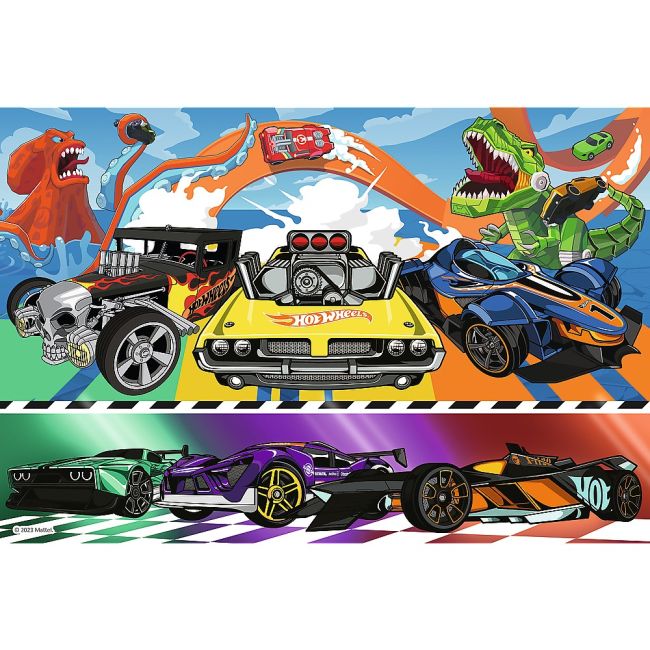 PUZZLE TREFL 100 HOT WHEELS MASINILE DE CURSE VIV16466