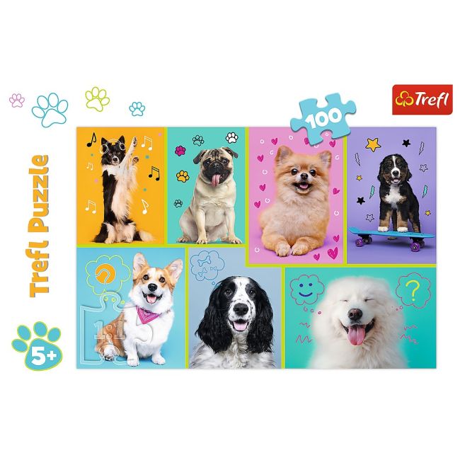 PUZZLE TREFL 100 IN LUMEA CATEILOR VIV16421