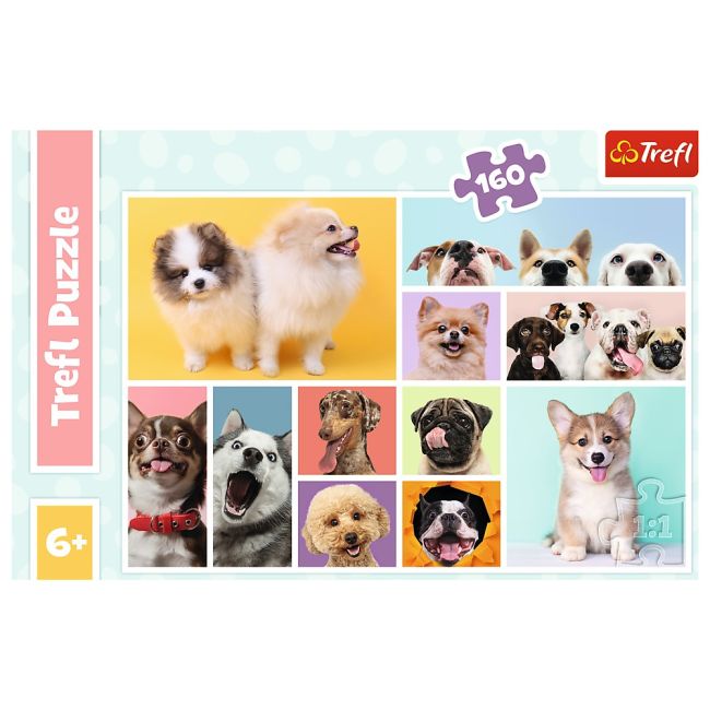 PUZZLE TREFL 160 PRIETENIA CATELUSILOR VIV15412