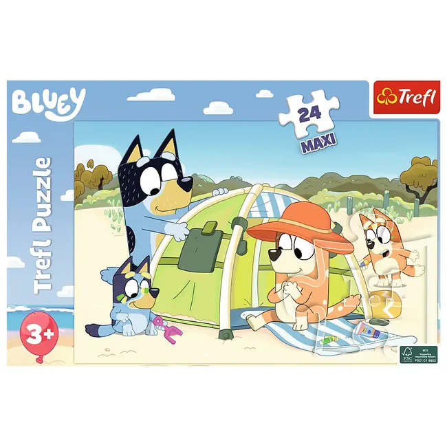 PUZZLE TREFL 24 MAXI BLUEY ZIUA CEA BUNA VIV14357