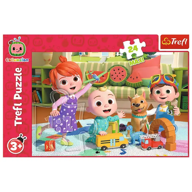 PUZZLE TREFL 24 MAXI COCOMELON GATA DE AVENTURA VIV14363
