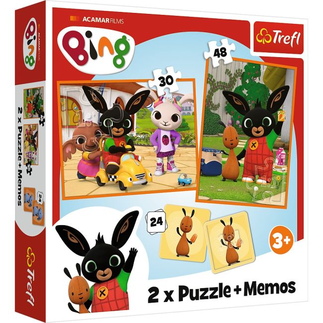 PUZZLE TREFL 2IN1 MEMO BING SI PRIETENII LUI VIV93332
