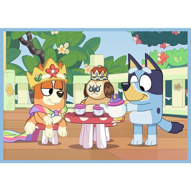PUZZLE TREFL 4IN1 BLUEY SI LUMEA EI VIV34637