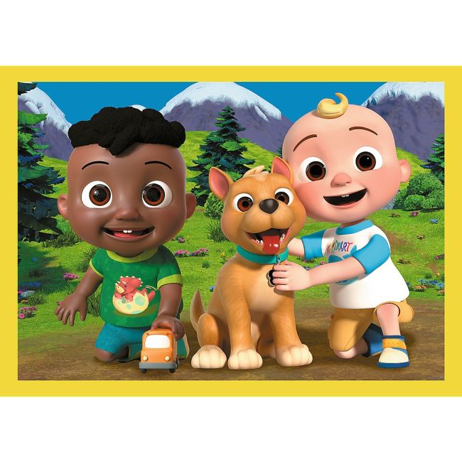 PUZZLE TREFL 4IN1 COCOMELON PREZENTAREA FAMILIEI VIV34647