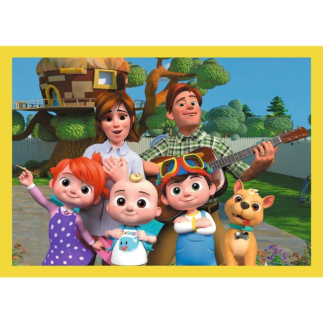 PUZZLE TREFL 4IN1 COCOMELON PREZENTAREA FAMILIEI VIV34647