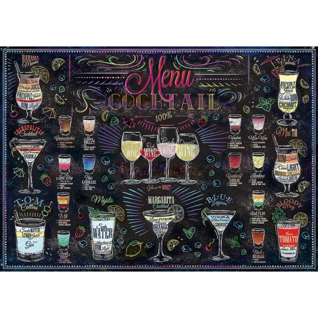 PUZZLE TREFL 500 MENIUL DE COCKTAILURI VIV37452