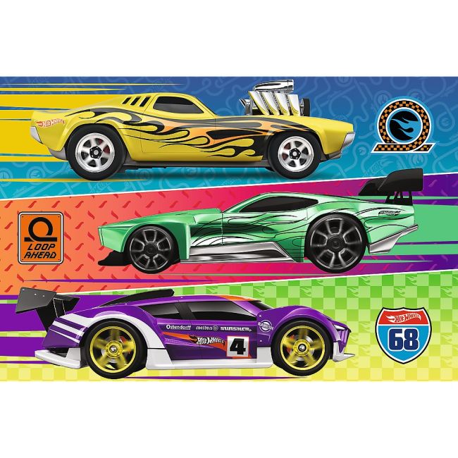 PUZZLE TREFL 60 HOT WHEELS CURSA VIV17389