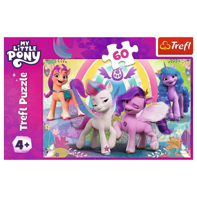PUZZLE TREFL 60 MY LITTLE PONY IN LUMEA PRIETENIILOR VIV17390