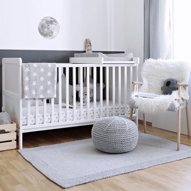 Saltea Pentru Masa De Infasat Bebe, Husa Detasabila Bumbac, Woodies,  72 X 47 Cm Pjb1074