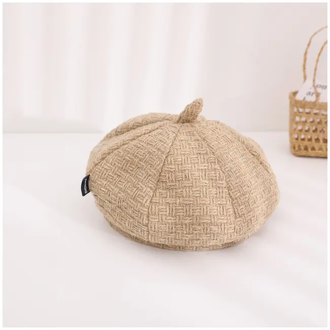 Bereta crem pentru fetite ADHT2023-64-2-ca1