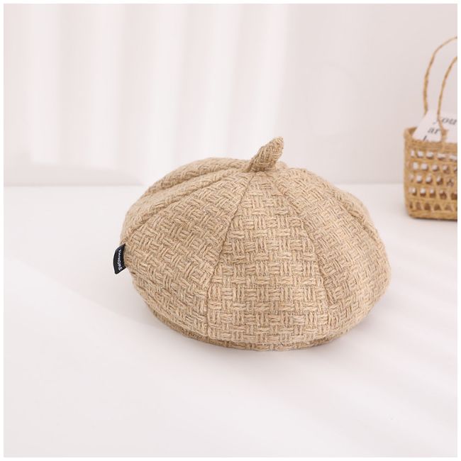 Bereta crem pentru fetite ADHT2023-64-2-ca1