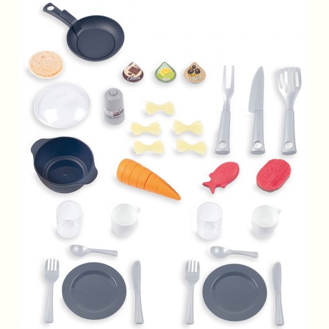 Bucatarie smoby tefal evolutive albastru cu accesorii hubs7600312308