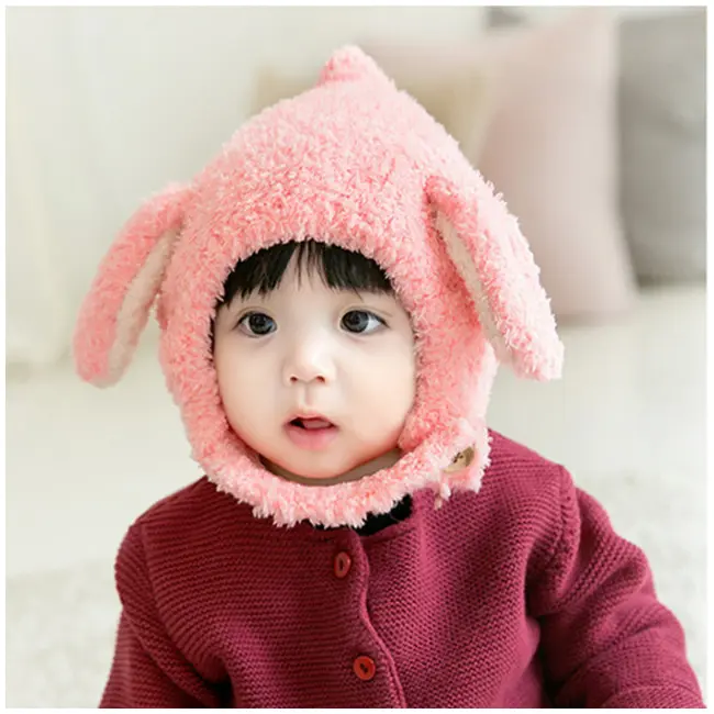 Caciulita roz pentru bebelusi - Bunny MDHT2023-13-3-ca1