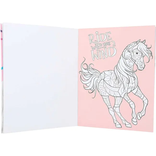 Carte de colorat 40 teme Miss Melody Colour and Design Depesche PT12452 BBJPT12452_Initiala