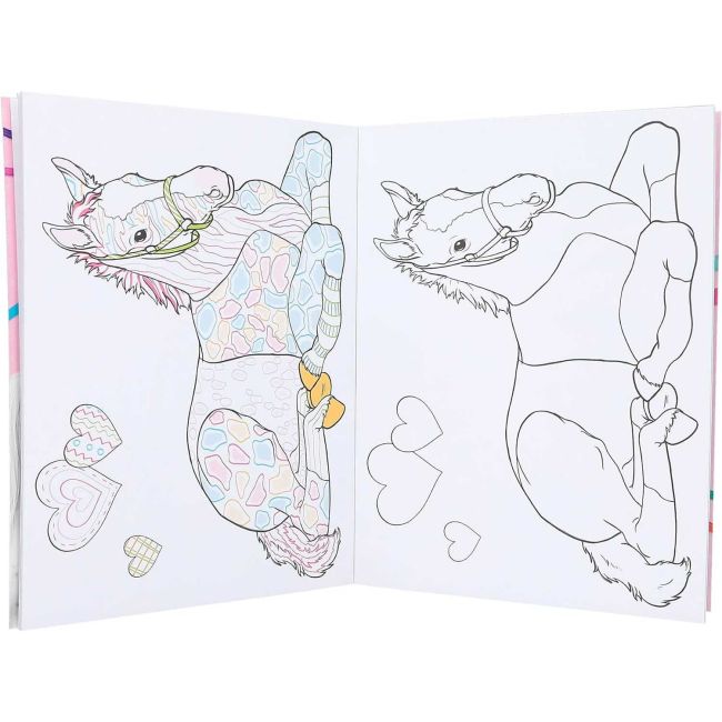 Carte de colorat 40 teme Miss Melody Colour and Design Depesche PT12452 BBJPT12452_Initiala