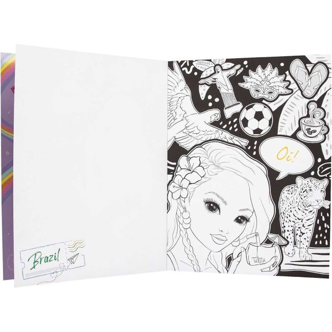Carte de colorat 40 teme Top Model Colour and Design Depesche PT12451 BBJPT12451_Initiala