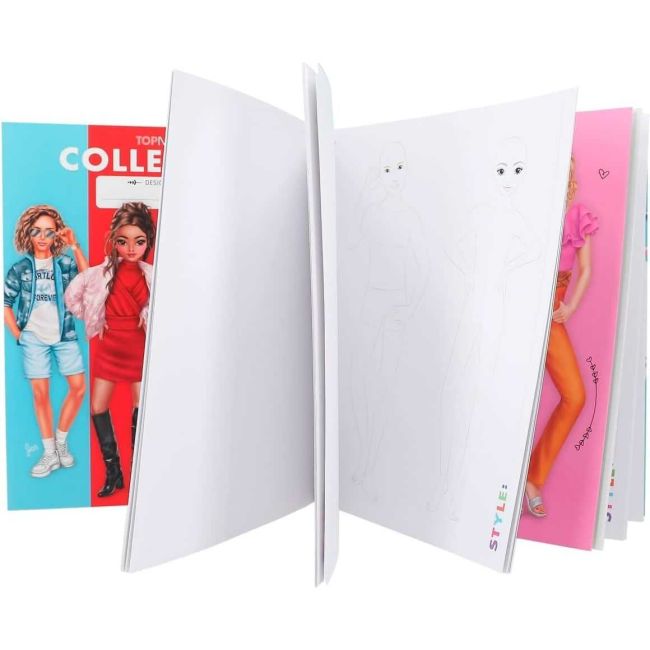 Carte de colorat Create Your TOPModel Christy Hayden and Malia Depesche PT12447 BBJPT12447_Initiala