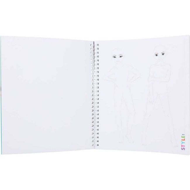 Carte de colorat Create Your TOPModel Christy Hayden and Malia Depesche PT12447 BBJPT12447_Initiala