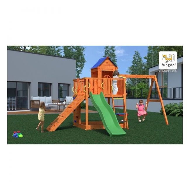 Complex joaca din lemn 7in1 fungoo treehouse - okefu05130pt