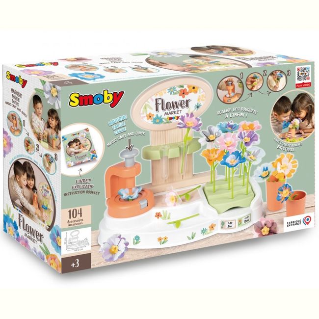 Florarie pentru copii smoby flower market cu accesorii hubs7600350407