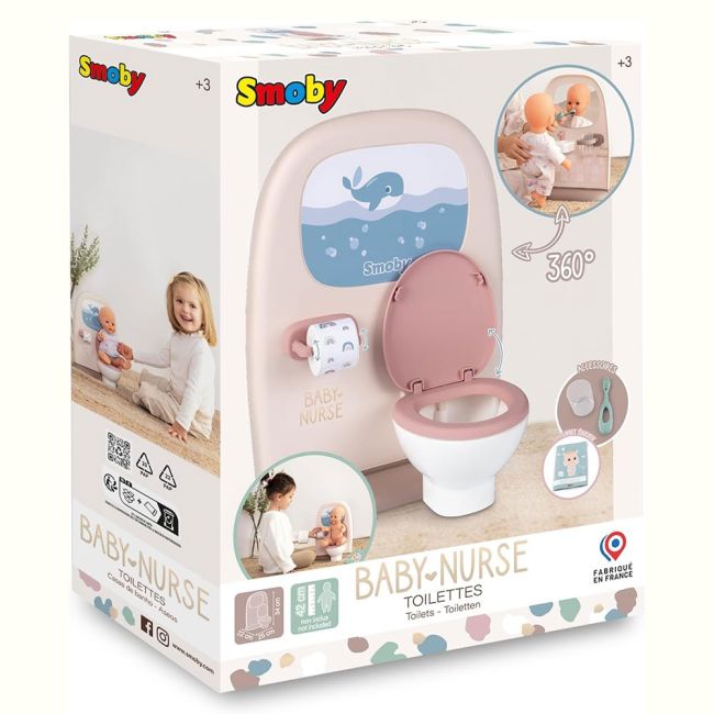 Jucarie smoby baby nurse toaleta crem cu accesorii hubs7600220380