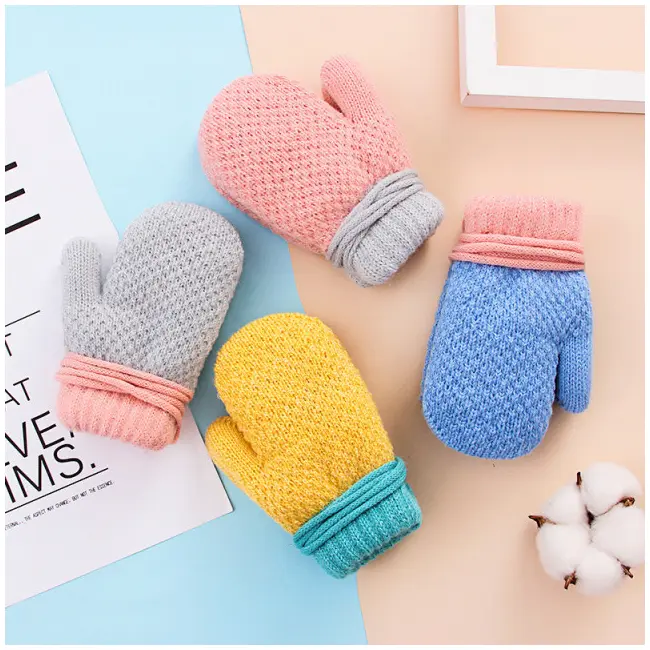 Manusi imblanite cu snur pentru bebelusi MDHT2023-84