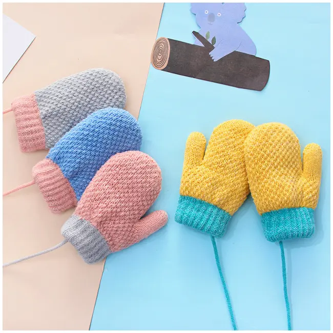 Manusi imblanite cu snur pentru bebelusi MDHT2023-84