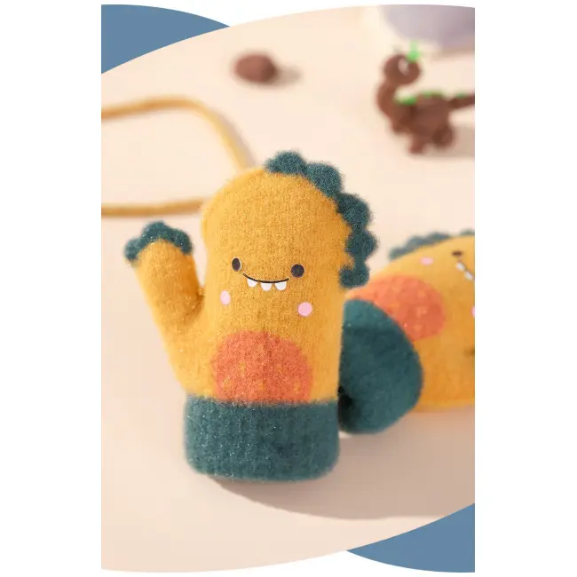 Manusi imblanite pentru bebelusi - Dino LIHT2023-82-1