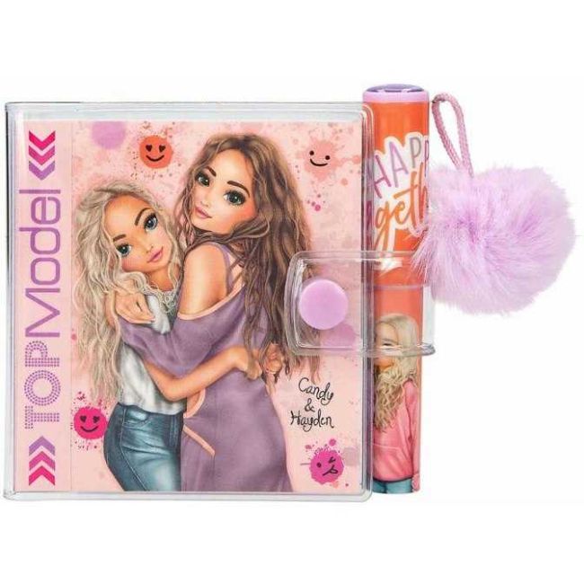 Mini carnetel cu pix Top Model Happy Together Depesche PT112201 BBJPT112201_Candy and Hayden