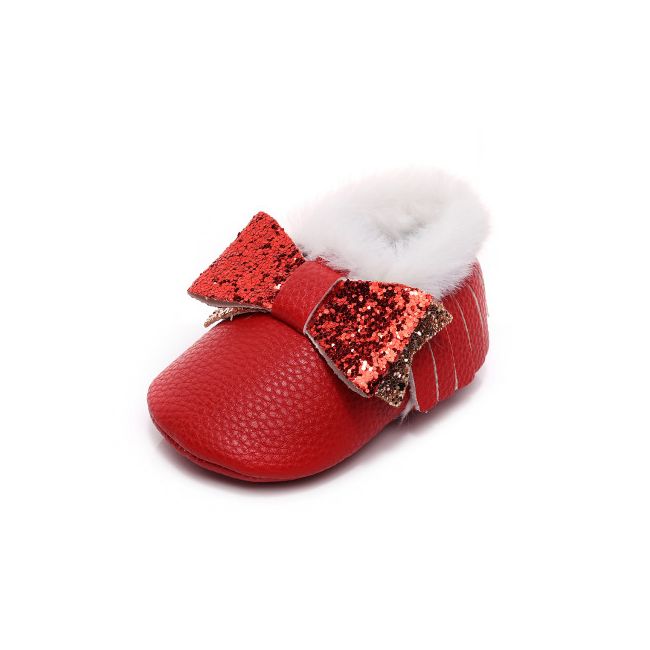 Pantofiori rosii imblaniti - Shine LIhz00301-5-p30