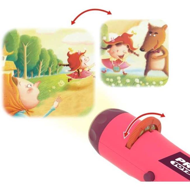 Teatru de povesti cu proiector, 6 povesti in Limba Romana Koala Diary KD80601RO BBJKD80601RO_Roz