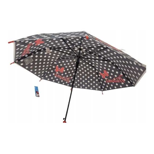 Umbrela copii POE semiautomata Minnie Black and White Dots, diametru 75 cm EPLUSM EPMDISMF52509037W BBJEPMDISMF52509037W_Negru