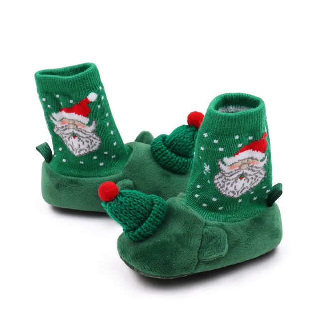 Botosei verzi cu ciorapel - Mos Craciun MDBMB3121-2-cd1