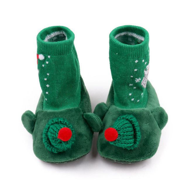 Botosei verzi cu ciorapel - Mos Craciun MDBMB3121-2-cd1