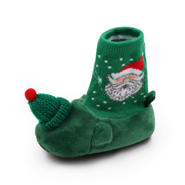 Botosei verzi cu ciorapel - Mos Craciun MDBMB3121-2-cd1