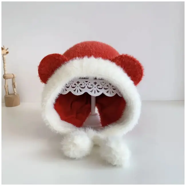 Caciulita rosie pentru bebelusi - Soft AMHT2023-25-4-ca5