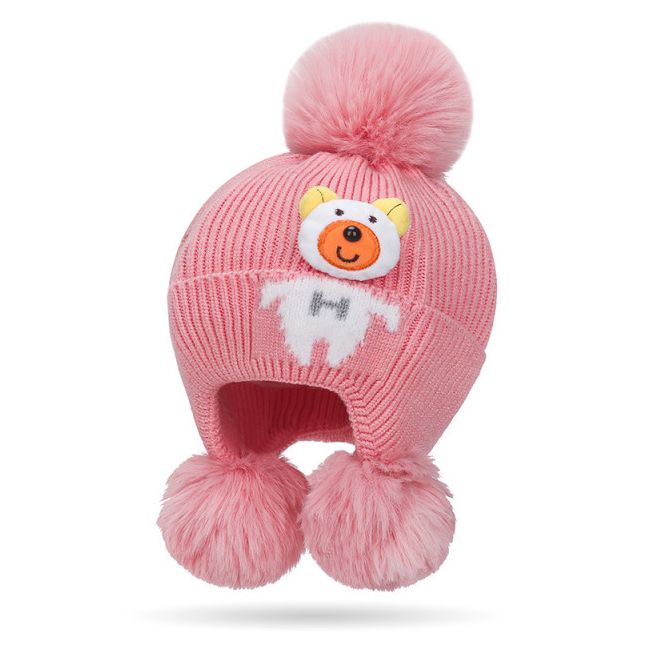 Caciulita roz - Baby Bear LIHT2023-91-4-ca3