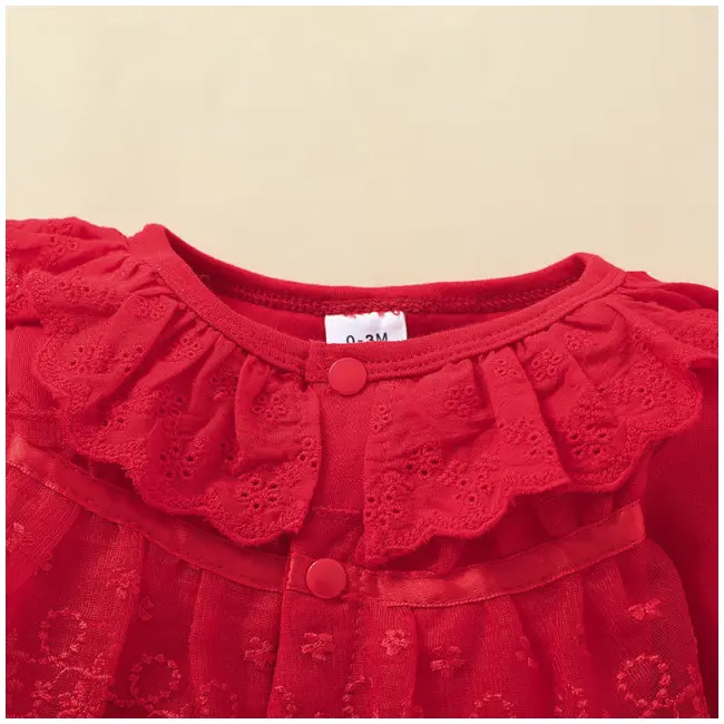 Salopeta rosie cu boneta pentru bebelusi AD839-de2