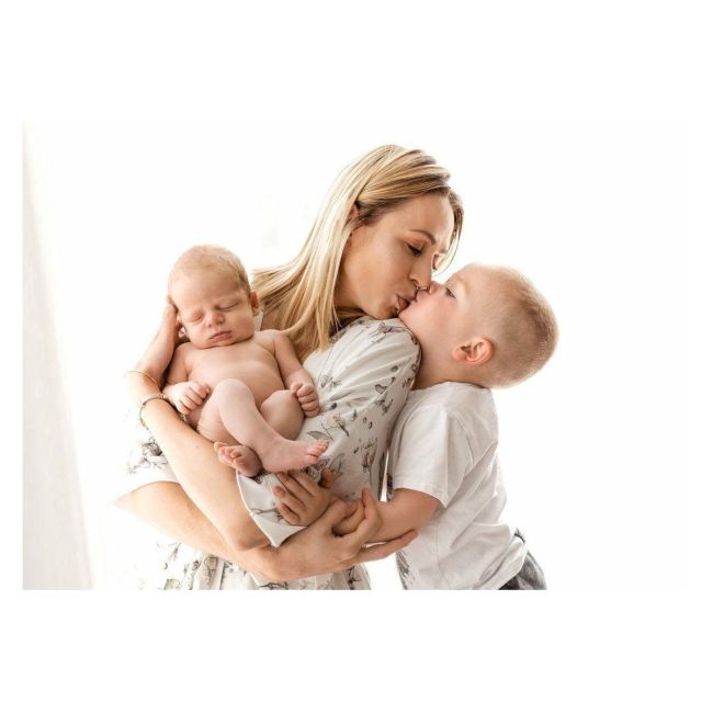 Halat   Kimono Pentru Gravide Si Mamici, Bumbac, Marime Universala, Natur Pjb487975