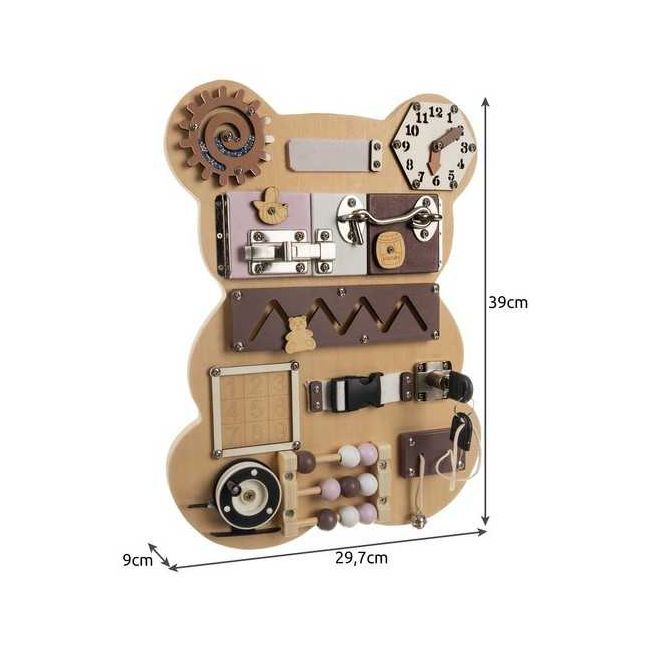 Placa Senzoriala cu 14 Activitati in 1 - Model Ursulet Kruzzel MY18186 BBJMY18186_Initiala