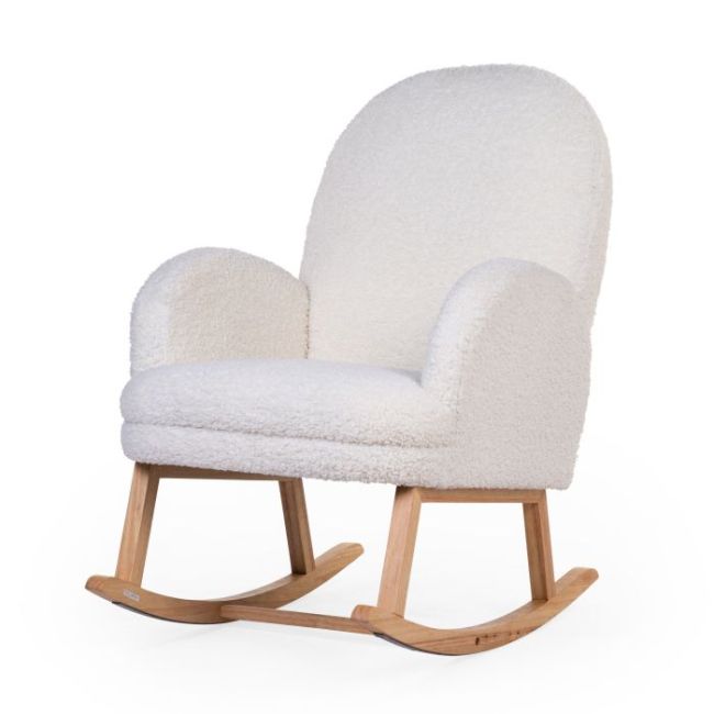 Scaun balansoar Childhome Teddy Alb ERFCH-CHRCTOW