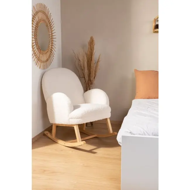 Scaun balansoar Childhome Teddy Alb ERFCH-CHRCTOW