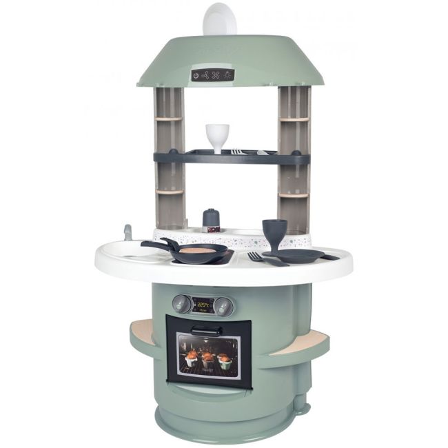 Bucatarie smoby nova verde cu accesorii hubs7600312700