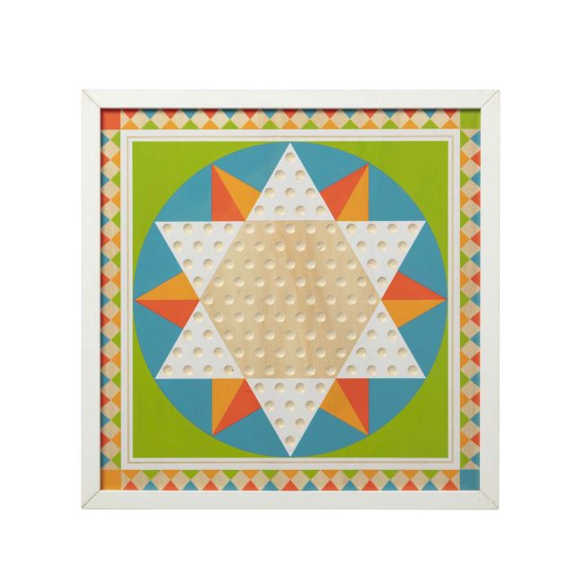 Joc de societate 2 in 1 solitaire si sah chinezesc - melissa & doug - okemd30382
