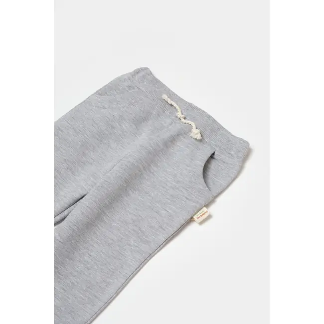 Pantaloni lungi, Two thread, 100%bumbac organic - Gri, BabyCosy (Marime: 18-24 Luni) JEMBC-CSY8020-18