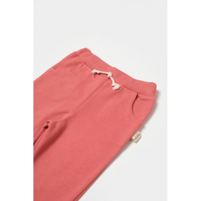 Pantaloni lungi, Two thread, 100%bumbac organic - Rose, BabyCosy (Marime: 18-24 Luni) JEMBC-CSY8022-18