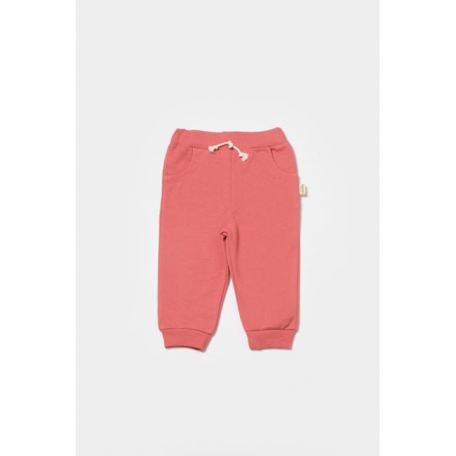 Pantaloni lungi, Two thread, 100%bumbac organic - Rose, BabyCosy (Marime: 9-12 luni) JEMBC-CSY8022-9
