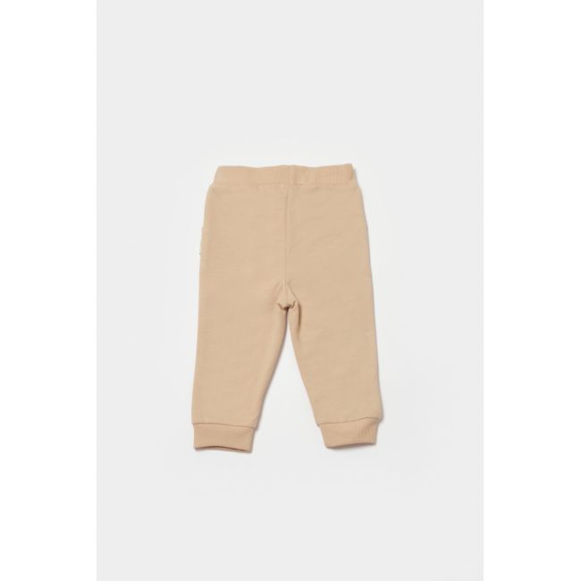 Pantaloni lungi, Two thread, 100%bumbac organic - Stone, BabyCosy (Marime: 18-24 Luni) JEMBC-CSY8023-18