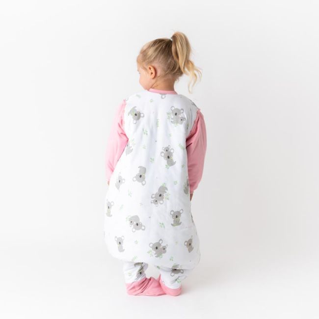Sac de dormit cu picioruse si maneca lunga detasabila Koala bear 110 cm + manseta 2.5 Tog BBXCJ534-25FSN